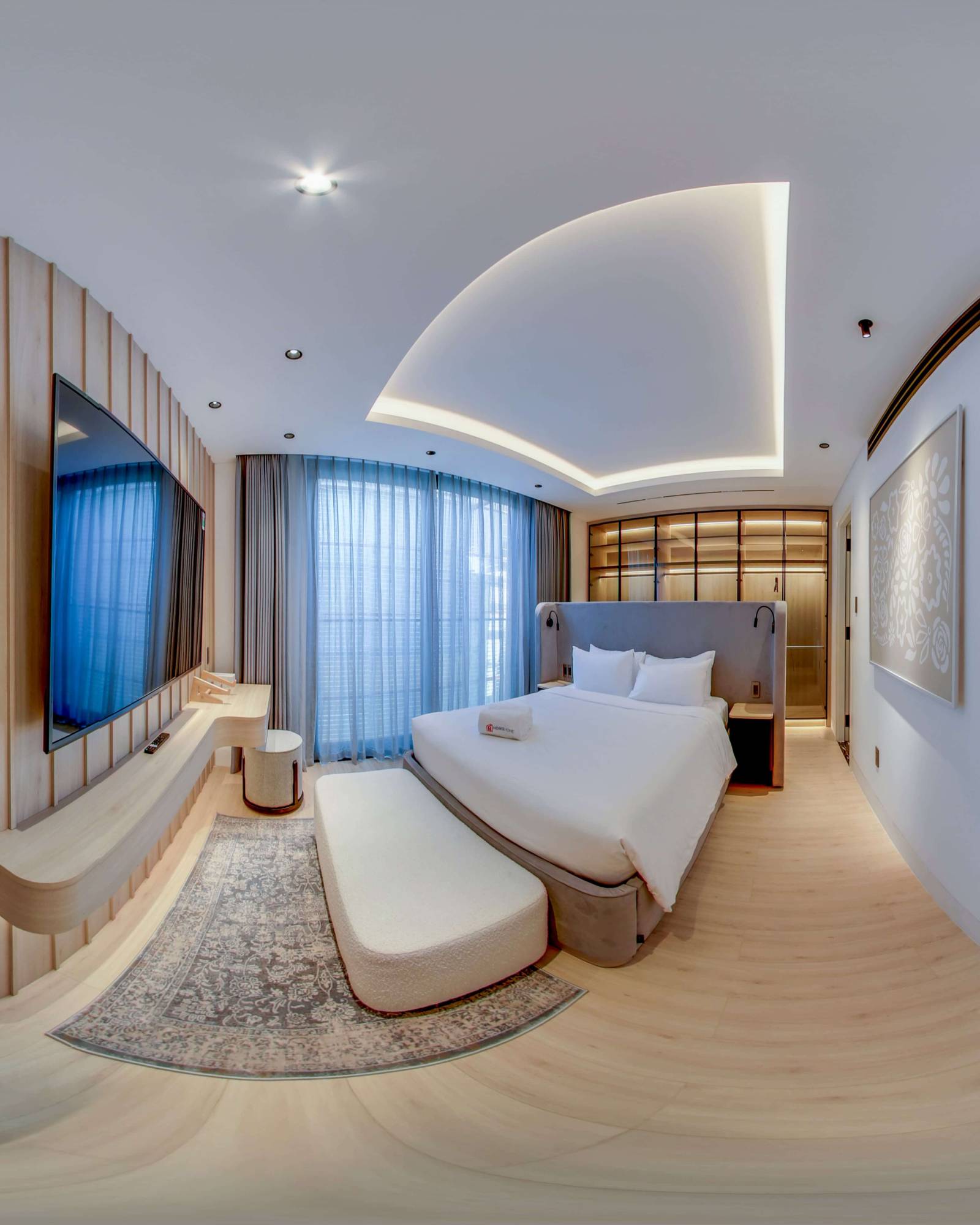 Phòng ngủ tại Hong Home